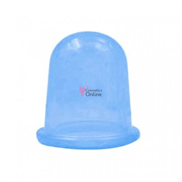 Ventuza de masaj 000BB corporal anticelulitic Medie din silicon Albastra